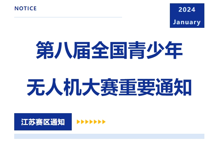 關(guān)于舉辦第一屆江蘇省青少年航空航天大賽暨第八屆全國青少年無人機大賽（江蘇省賽）第一輪通知